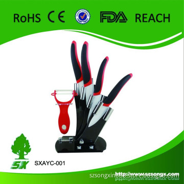 Ceramic Knife Set With Various Colors ABS+TPR Handle